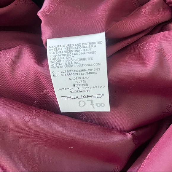 DSQUARED2 Gray Coat with Embellished Buttons - Picture 13 of 13